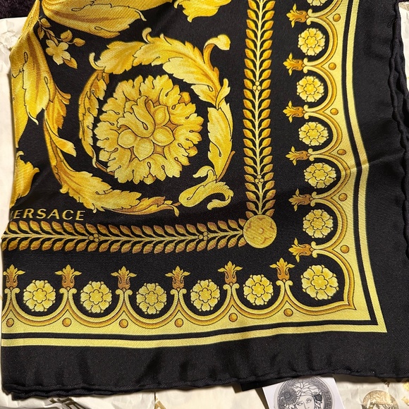 Versace Silk Scarf - Picture 1 of 3